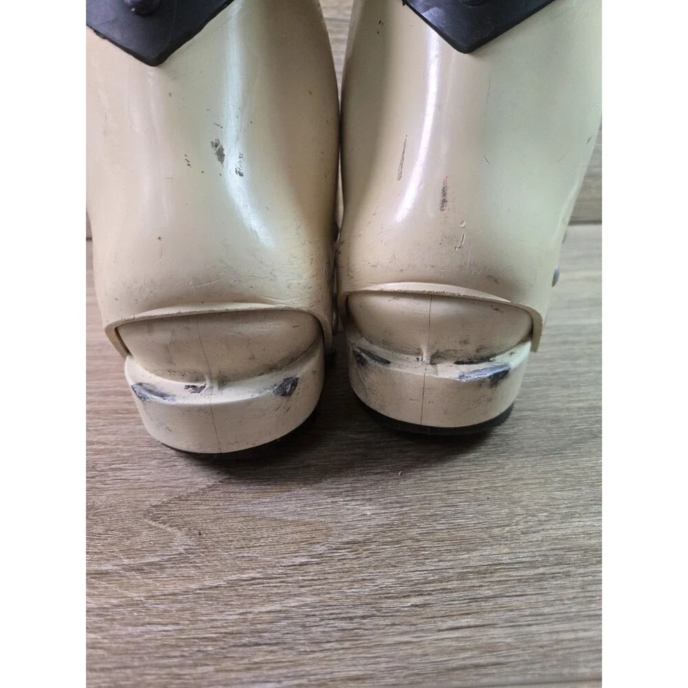 Vintage Scott 1970s Downhill Ski Boots Made In USA White Boots